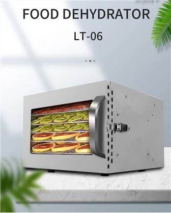 Deshidratador de alimentos eléctrico de acero inoxidable